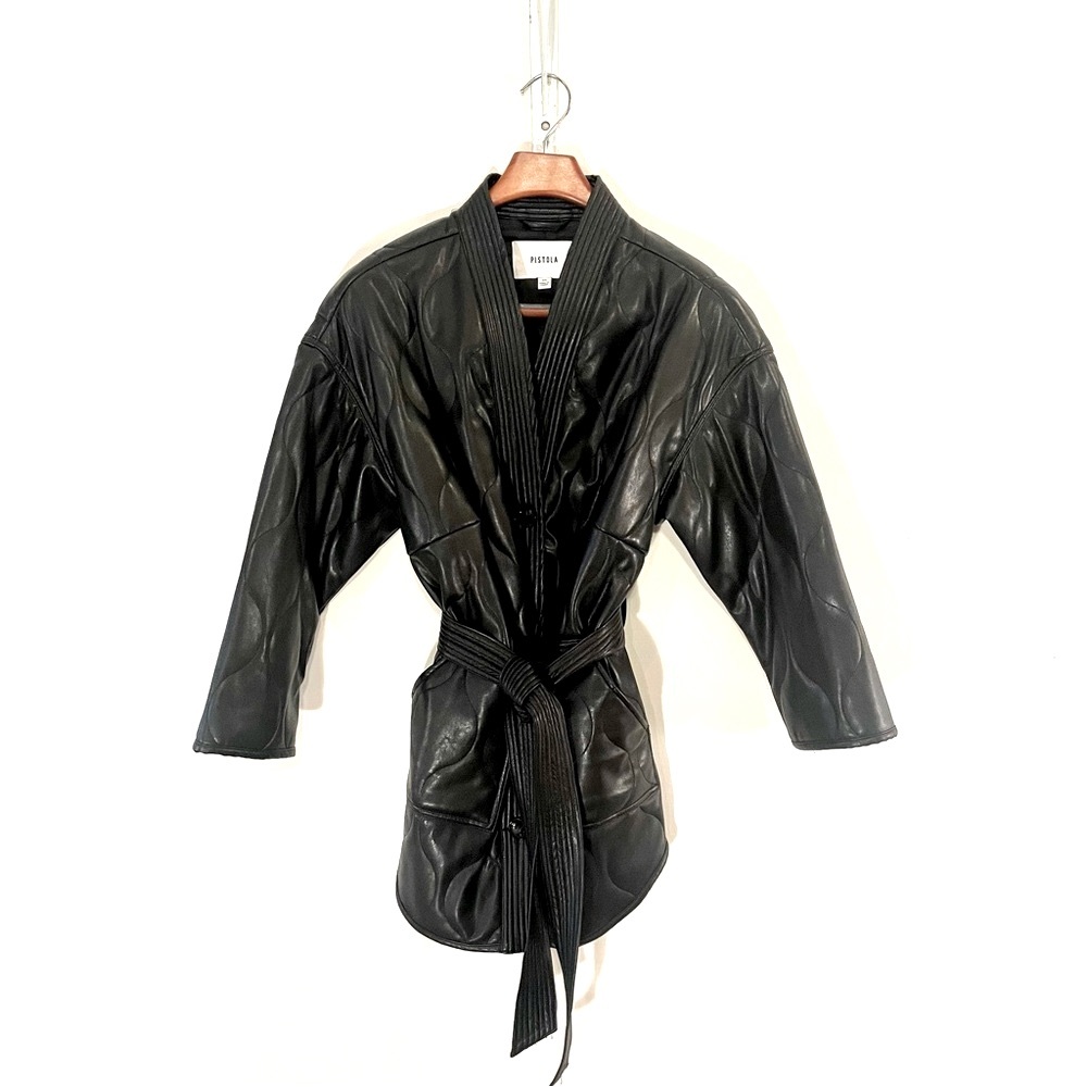 Pistola Black Leather Jacket